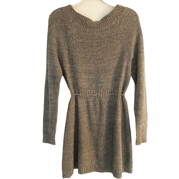 Roxy Quicksilver Gray Knit Sweater Dress - Size XL - Picture 2 of 8